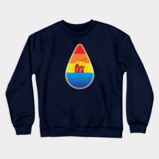 Wave Rider_Surfing, Now and Always Crewneck Sweatshirt